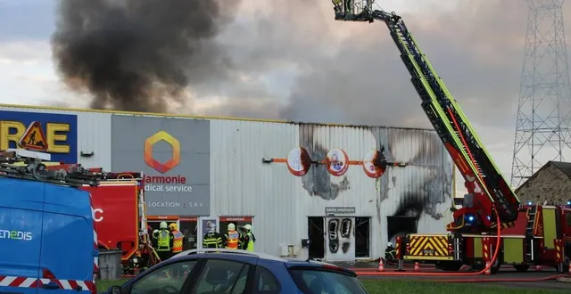 photo  il était aux alentours de 19 h 15 quand les pompiers ont été appelés par des automobilistes.  &copy;  ouest-france 