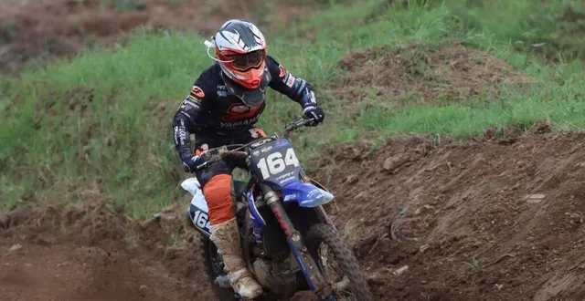 photo  rémy mordret s’est imposé en mx2.  &copy;  gaëlle germain 