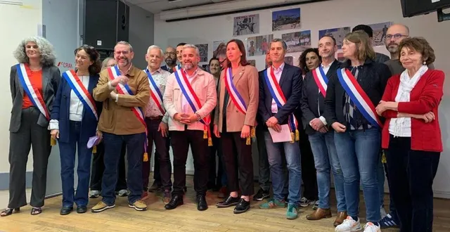 photo  une partie des élus a tenu une conférence de presse ce mardi 22 avril 2025 à paris.  &copy;  dr 