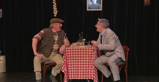 photo  les deux comédiens vont la jouer campagne.  &copy;  ouest-france 