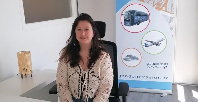 photo  lucie goualard, responsable de l’agence de saint-saturnin.    &copy;  le maine libre 