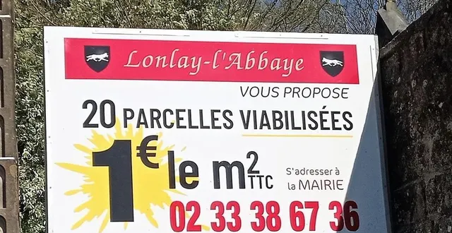 photo  les vingt parcelles en vente à 1 € le mètre carré marquent la volonté de la commune de lonlay-l’abbaye de faire venir des jeunes couples.  &copy;  ouest-france 
