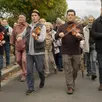 photo  des musiciens de la loure pendant la fête du sirop à vire normandie en 2018 