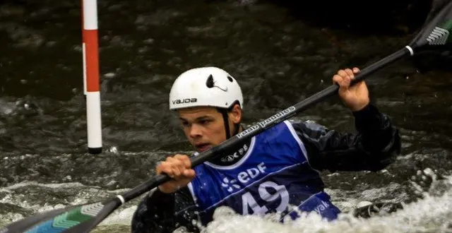 photo  clément davy, ici en plein effort lors des sélections la semaine dernière, à foix, dans l’ariège, qu’il a réussies.  &copy;  dr 