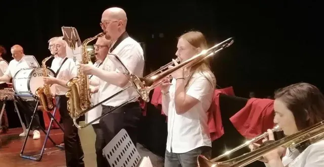 photo  les musiciens de la musique de saint-vincent proposeront un florilège de musiques de films et de variété française et anglaise.  &copy;  ouest-france 