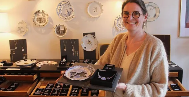 photo  clélia chotard, dans son atelier à malicorne-sur-sarthe.  &copy;  ouest-france 