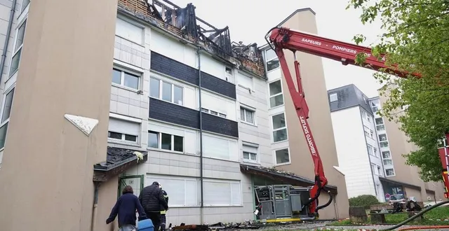 photo  certains habitants ont pu rentrer dans leur appartement pour récupérer quelques effets personnels.  &copy;  le maine libre 