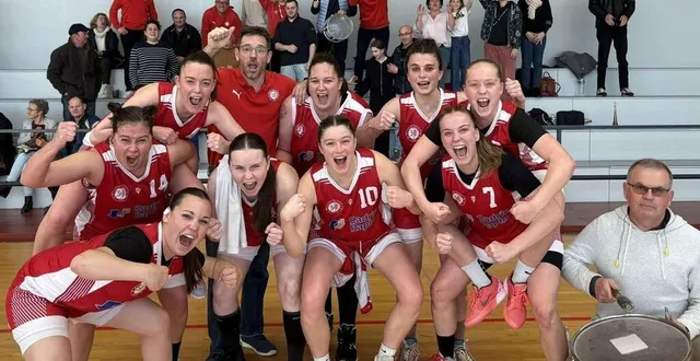 photo  en signant une 19e victoire en maine-et-loire, samedi 26 avril 2025, le sablé basket rejoint le championnat de régionale 1 féminine la saison prochaine.  &copy;  sablé basket 