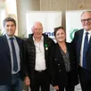 photo marcel folliot au côté de catherine meunier, conseillère régionale, jérôme nury député de l’orne et christophe de balorre, président du conseil départemental.