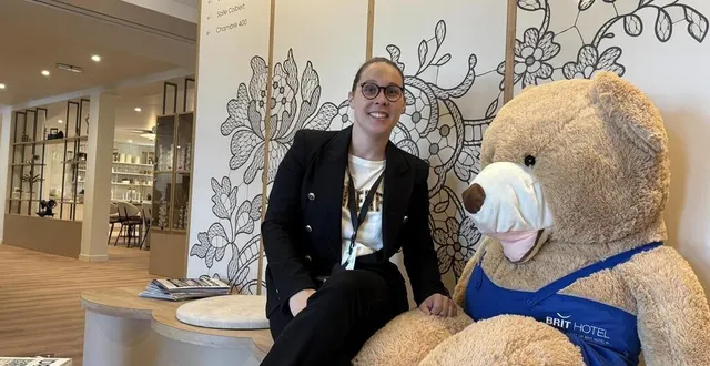 photo  marie allée, gérante du brit hôtel à alençon (orne).  &copy;  ouest-france 