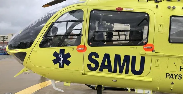 photo  la victime avait été transportée dans un hélicoptère du samu vers le chu de tours. photo d’illustration.  &copy;  archives ouest-france 