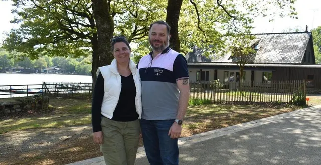 photo  sandrine et benoît pilon reprennent le bar restaurant l’embarcadère  &copy;  le maine libre 