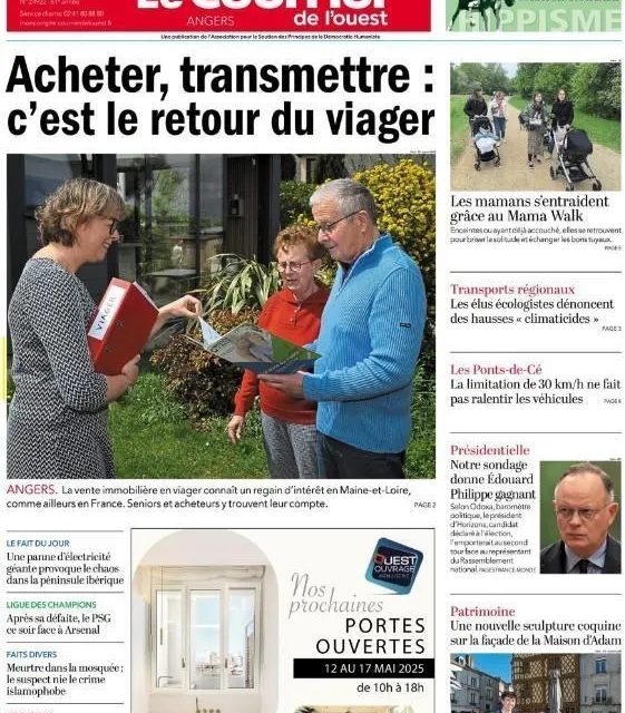 photo la version papier de votre journal le courrier de l’ouest n’est pas disponible ce mardi 29 avril. vous pouvez consulter gratuitement sa version numérique dont voici la une.  ©  co