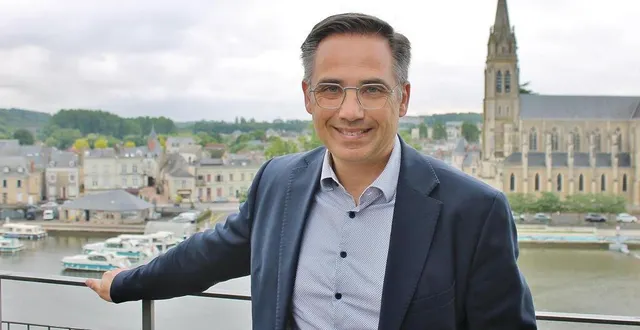photo  nicolas leudière, le maire de sablé-sur-sarthe, en juin 2024.  &copy;  archives ouest-france 