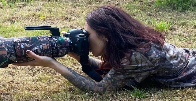 photo  sandrine octeau, passionnée de photographie animalière.  &copy;  mairie de celles 