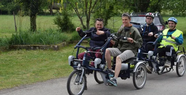 photo  isabelle poussier, éducatrice sportive, a proposé des randonnées vélos adaptés  &copy;  . ouest-france 