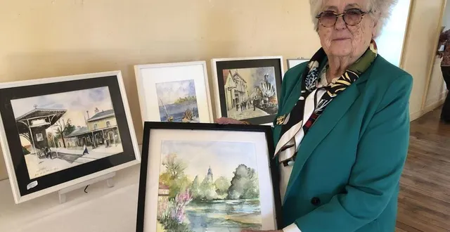 photo  josy here quittera la sarthe en juillet. d’ici-là, elle a prévu plusieurs expositions, dont une au château des carmes.  &copy;  le maine libre 