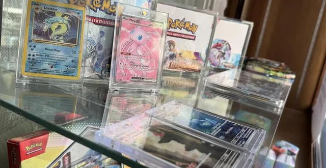 photo  des cartes pokémon sont mises en vente à alençon (orne).  &copy;  ouest-france 