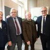 photo  les conseillers départementaux valérie alain et thierry clérembaux, avec claude boscher et christophe de balorre. 