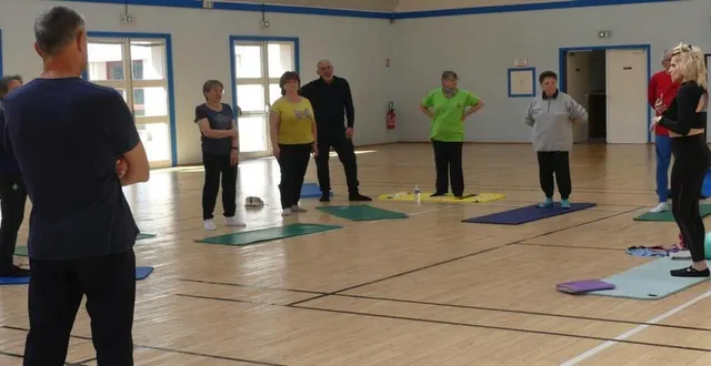 photo  venez tester ce matin cette nouvelle activité.  &copy;  le maine libre 