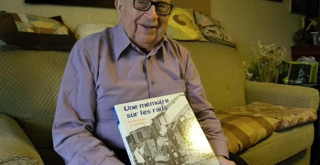 photo  michel harouy a écrit plusieurs livres sur les chemins de fer en maine-et-loire et a collecté de nombreuses archives tout au long de sa vie.  &copy;  archives ouest-france 