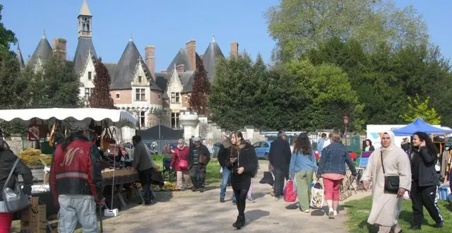 photo  les membres du comité des fêtes de bonnétable organisaient, dimanche 27 avril, leur traditionnelle brocante et bric-à-brac au jardin public face au château. plus d’une centaine d’exposants sont venus proposer leurs achalandages aux visiteurs venus eux aussi en nombre à la recherche d’objets divers. tout au long de la journée les étals ont été envahis par la foule.  &copy;  ouest-france 
