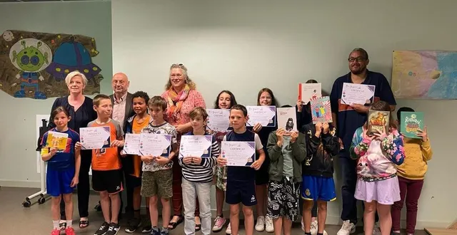 photo  les enfants ont gagné une dotation en livres et deux demi-journées d’accompagnement par les ceméa (centres d’entraînement aux méthodes d’éducation active).  &copy;  le maine libre 