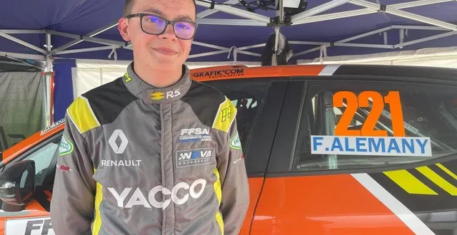 photo  le pilote normand florian alemany, 17 ans, originaire de montilly-sur-noireau (orne), engagé en catégorie junior aux france de rallycross 2025.  &copy;  ouest-france 