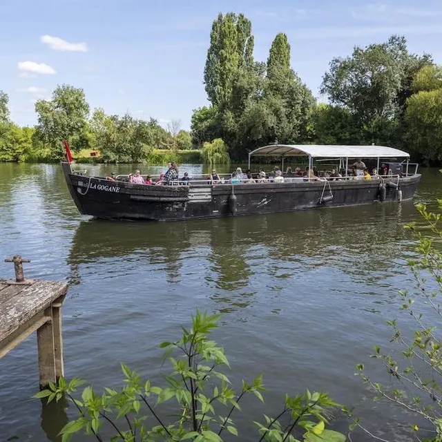 photo « la gogane » navigue sur la sarthe pour faire découvrir la flore et la faune des basses vallées angevines.  ©  étienne bégouen