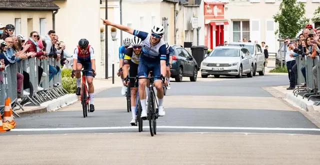 photo  guillaume cailleau a remporté la course open 2-3 et access de pontvallain (sarthe), ce dimanche 4 mai 2025.  &copy;  photo : le maine libre 