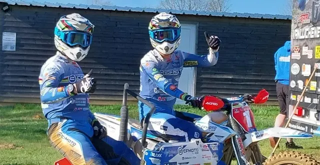 photo  l’équipage marvin vanluchene, le champion du monde de side-car en 2024, et son passager nicolas musset, du gst, sera présent.  &copy;  groupe sportif de torcé-en-vallée 