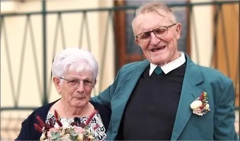photo  jean-pierre et annick dirdin ont fêté leurs noces de diamant.   &copy;  le maine libre 