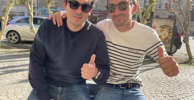 photo  florent fonteyne, trésorier, et richard cohen, président de l’association id racing.  &copy;  ouest-france 