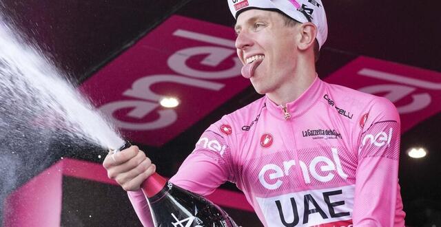 photo tadej pogacar ne disputera pas le tour d’italie. © marco zac - nurphoto via afp