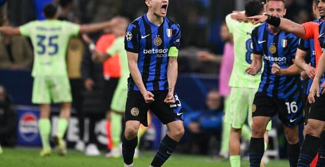 photo nicolo barella et l’inter milan attendent désormais de connaître leur adversaire en finale. © tiziano ballabio / nurphoto via afp