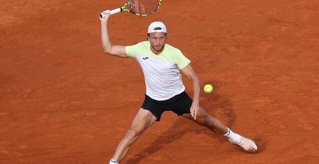 photo alexandre muller n’est pas passé loin d’une élimination au premier tour. © alexandra beier / afp