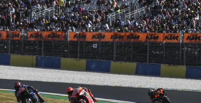 photo  des essais jusqu’à la course, le grand prix de france est aussi à vivre à la télévision.  &copy;  archives le maine libre – denis lambert 