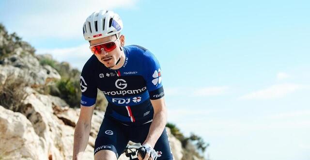 photo david gaudu n’a pas eu la préparation idéale pour ce tour d’italie, à cause des chutes, mais sait que le temps joue pour lui. © groupama fdj