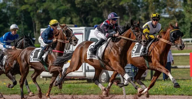 photo  neuf courses sont au programme de cette 5e réunion de l’année sur l’hippodrome des hunaudières au mans dont une, la première, au trot monté.  &copy;  arnaud despelchain / archives ouest-france 