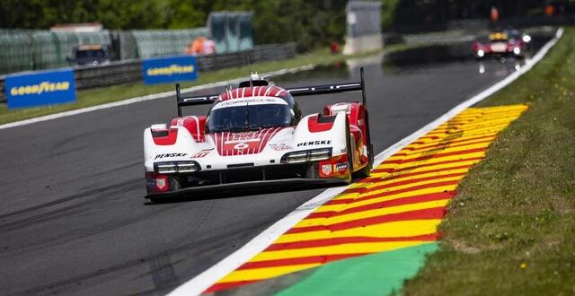 photo le constructeur allemand est sorti du bois, à l’occasion des essais des 6 heures de spa. kevin estre a ainsi signé le meilleur chrono d’une séance chamboulée à trois reprises © afp