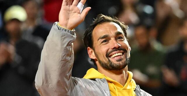 photo l’italien fabio fognini, ancien n° 9 mondial éliminé par le britannique jacob fearnley dès son entrée en lice, a disputé à 37 ans son dernier masters 1000 de rome et va mettre un terme à sa carrière en fin de saison. © afp