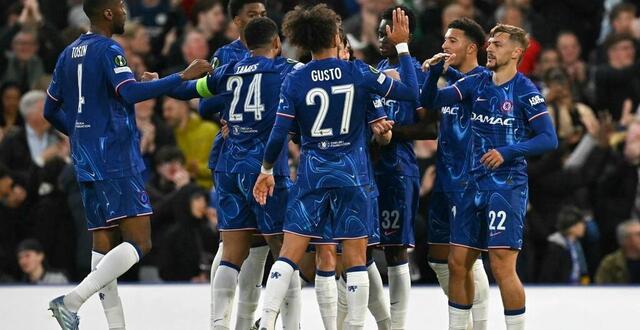 photo les joueurs de chelsea joueront la finale de la ligue conférence. © glyn kirk / afp