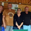 photo  les organisateurs du pétanque club du canal autour du président sébastien martin. 