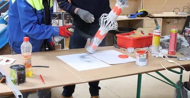 photo  une bonne occasion d’expérimenter différentes activités manuelles.  &copy;  sud est manceau 