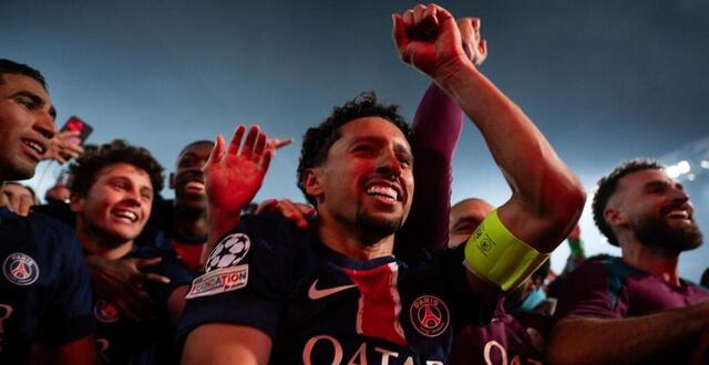 photo les joueurs du psg ont célébré leur qualification en finale de la ldc, mais le plus dur reste encore à venir. © ibrahim ezzat / afp