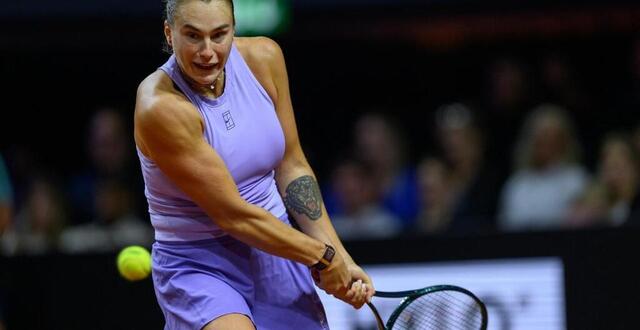 photo aryna sabalenka a fait le job pour son entrée en lice à rome ce vendredi. © christian kaspar-bartke / getty images via afp