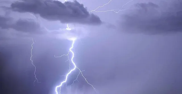 photo  des risques d’orages en maine-et-loire, ce vendredi 9 mai 2025.  &copy;  archives ouest-france 