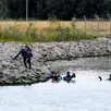 photo  fin juillet 2024 dans le canal de caen à la mer était retrouvée une première jambe humaine. une découverte qui mènera à l’interpellation d’un suspect le 5 mai 2025. 