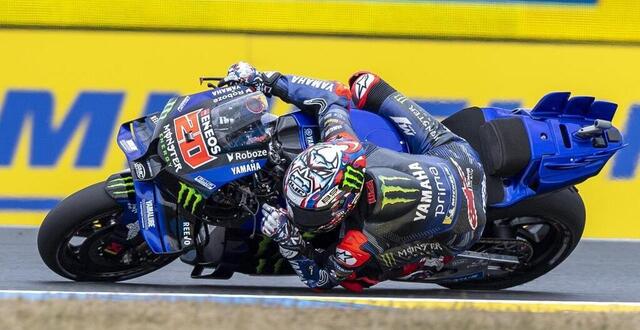 photo fabio quartararo a pris la deuxième place des essais de ce vendredi 9 mai 2025, derrière marc marquez. © mathieu pattier, ouest france
