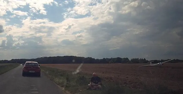 photo  la scène insolite s’est déroulée ce vendredi 9 mai.  &copy;  confiée par un témoin 
